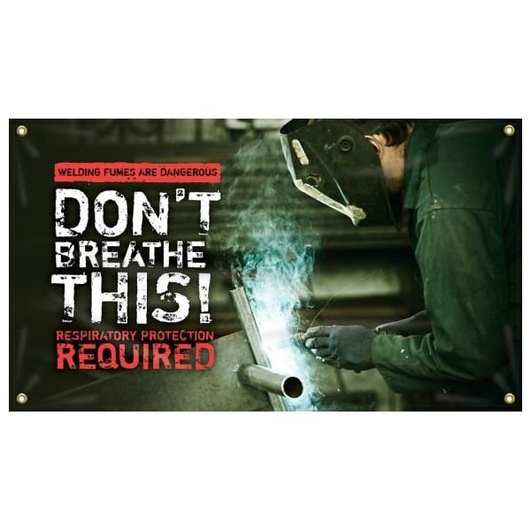 Accuform WELDING BANNERS WELDING FUMES MBR493 MBR493 - main